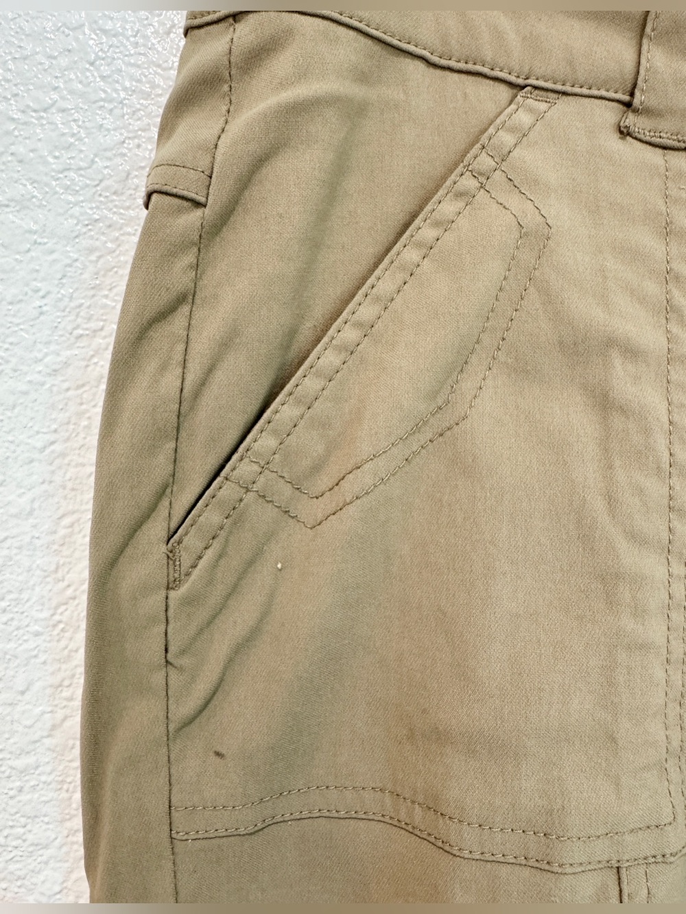 Prana Monarch Convertible Pants Khaki Tan Stretch Zion Zip Off Hiking Cargo 8 - Picture 10 of 10